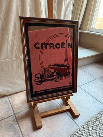 75 jaar Citroën 1994 Nederland spiegel reclamebord beschikbaar voor biedingen