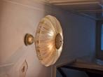 Unieke vintage glazen plafondlamp / hal-armatuur – jaren ’60, Ophalen, Gebruikt