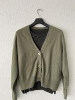 Les Tricots de Lea cashmere green cardigan groen vest, Verzenden, Les tricots de Léa, Zo goed als nieuw, Maat 36 (S)