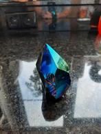 schitterende punt zwarte obsidiaan behandeld met titanium, Ophalen of Verzenden, Nieuw