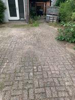 Gratis af te halen ca. 50 m2 beton klinkers 70mmdik, Tuin en Terras, Ophalen, Gebruikt, Klinkers, 10 m² of meer