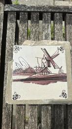 Tegel molen mangaan, Antiek en Kunst, Antiek | Wandborden en Tegels, Ophalen