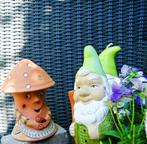 Terracotta paddenstoel rood aardewerk klein paddenstoeltje, Ophalen of Verzenden, Gebruikt, Steen, Overige typen