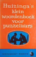 Huizinga's klein woordenboek voor puzzelaars
