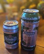 2x Heineken blikken. Ongeopend., Verzamelen, Biermerken, Ophalen of Verzenden, Nieuw, Overige typen, Heineken