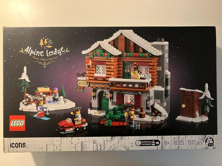 Lego Icons - Alpine Lodge (skihut) 10325 - Complete Set, Kinderen en Baby's, Speelgoed | Duplo en Lego, Zo goed als nieuw, Lego