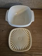 Tupperware Servalier/zonnekom met sterdeksel 1,3L NIEUW, Ophalen of Verzenden, Nieuw, Crème, Bak of Kom