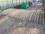 7 getoogde Polyester dakplaten 275x100, Doe-het-zelf en Verbouw, Dakpannen en Dakbedekking, Kunststof, Gebruikt, Overige kleuren