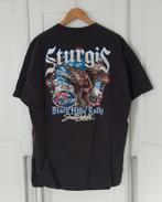 biker t-shirt vintage Sturgis USA 75 years black hills rally, Sturgis, Zwart, Maat 56/58 (XL), Ophalen of Verzenden