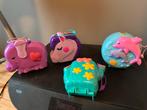Vier polly pockets: dolfijn, paard, cactus en olifant, Ophalen of Verzenden, Gebruikt