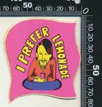 Sticker: I prefer lemondae, Verzenden, Zo goed als nieuw, Bedrijf of Vereniging