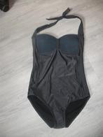Nieuw Badpak met Omslagrokje van Moontide maat 36, Nieuw, Badpak, Ophalen of Verzenden, Grijs
