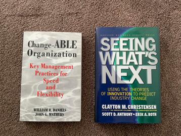 Management Boeken: Engels - Seeing Whats Next & Change-ABLE beschikbaar voor biedingen