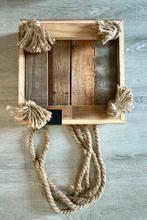 Hangend dienblad , hout, SENZA , vierkant., Ophalen of Verzenden, Nieuw