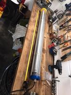 Industriële fabriekslamp – XL formaat (1.35m) – ophalen, Ophalen of Verzenden, Zo goed als nieuw