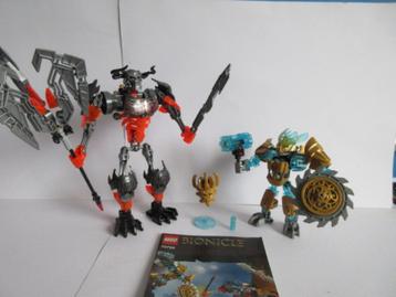 70795 Bionicle Mask Maker vs. Skull Grinder met bouwtekening beschikbaar voor biedingen