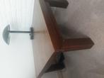Massief eiken salontafel., Huis en Inrichting, Tafels | Salontafels, Ophalen, Gebruikt, 50 tot 100 cm, 50 tot 100 cm