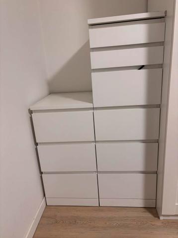 IKEA Malm Kast Wit - Zes Lades - afbeelding 1
