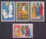 Suriname 859/62 postfris Kerst 1995, Postzegels en Munten, Postzegels | Suriname, Ophalen of Verzenden, Postfris