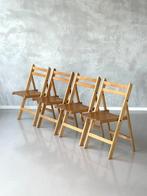 Jaren 70 klapstoelen 15x vintage retro klapstoel prijs p/st, Gebruikt, Bruin, Vintage, Ophalen of Verzenden