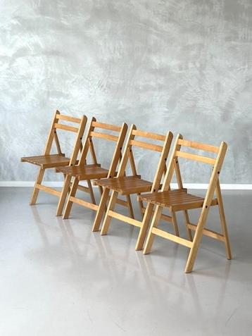 Jaren 70 klapstoelen 15x vintage retro klapstoel prijs p/st beschikbaar voor biedingen
