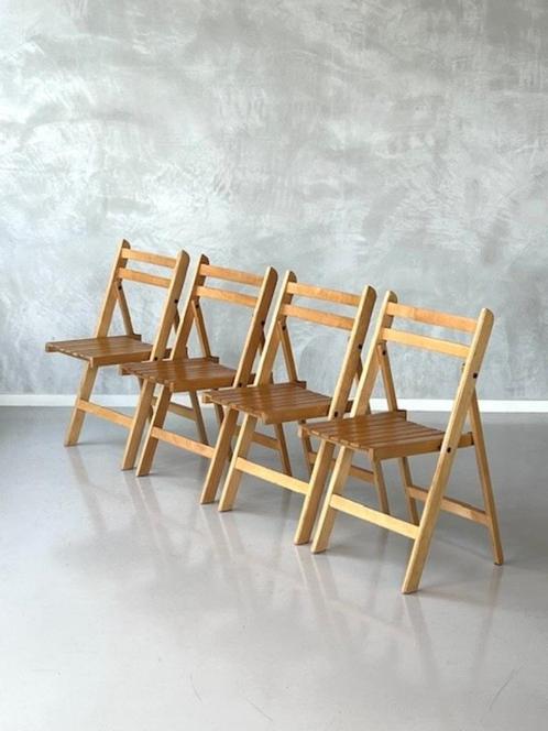 Jaren 70 klapstoelen 15x vintage retro klapstoel prijs p/st, Huis en Inrichting, Stoelen, Gebruikt, Vijf, Zes of meer stoelen