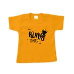 Koningsdag shirt met naam king of the day, Nieuw, Jongen of Meisje, Ophalen of Verzenden
