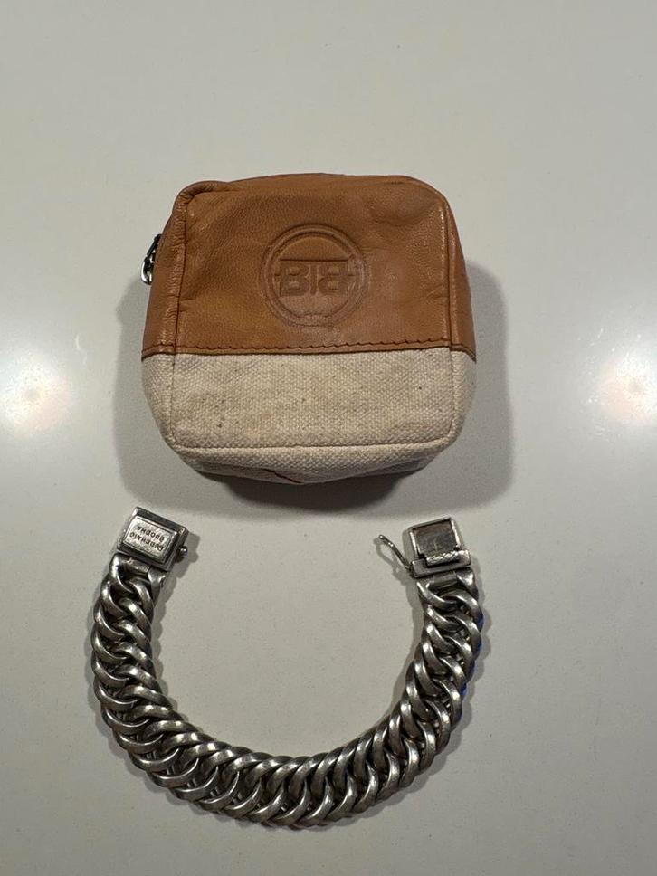 Zilveren Buddha to Buddha Armband, Sieraden, Tassen en Uiterlijk, Armbanden, Zo goed als nieuw, Zilver, Ophalen of Verzenden