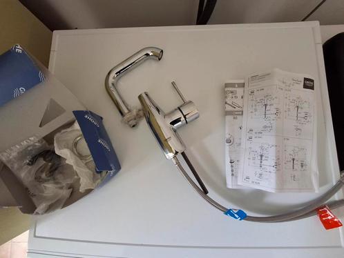 Grohe Essence wastafelkraan L waterbesparend Nieuw, Doe-het-zelf en Verbouw, Sanitair, Zo goed als nieuw, Kraan, Ophalen