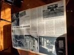 Artikel over B. Kuhne Weert 5 trams in de achtertuin 1959, Verzamelen, Spoorwegen en Tramwegen, Ophalen of Verzenden, Zo goed als nieuw