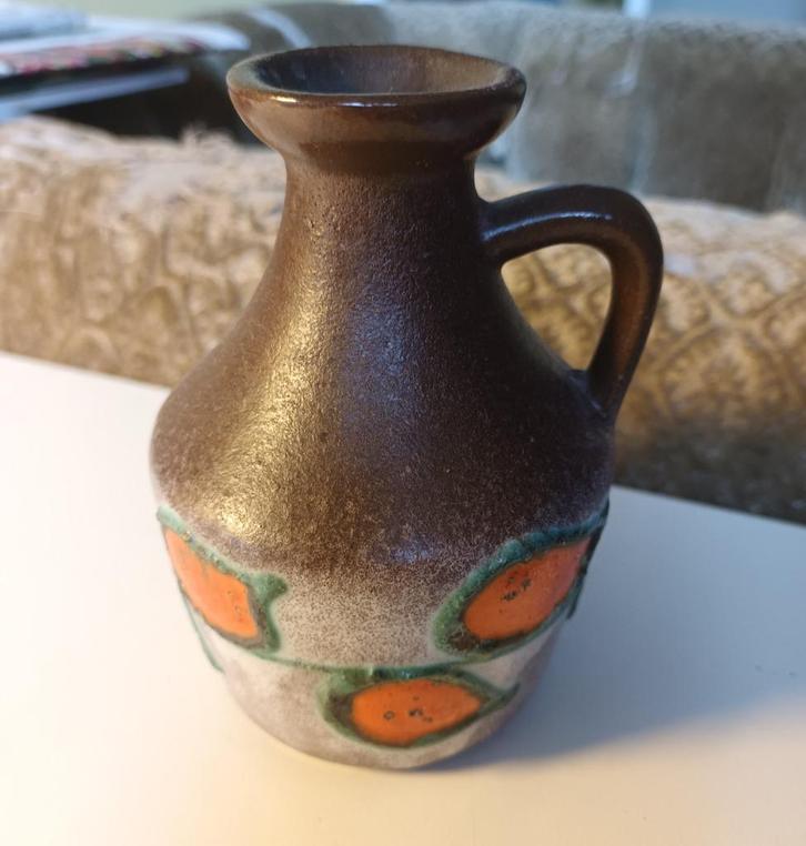 Vintage STREHLA kannetje/ vaasje puntgaaf!!, Antiek en Kunst, Antiek | Keramiek en Aardewerk, Ophalen of Verzenden