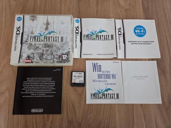 Final Fantasy III (compleet), Spelcomputers en Games, Games | Nintendo DS, Zo goed als nieuw, Role Playing Game (Rpg), 1 speler
