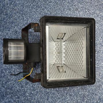 terras lamp met bewegingssensor bouwlamp buiten Halogeenlamp beschikbaar voor biedingen