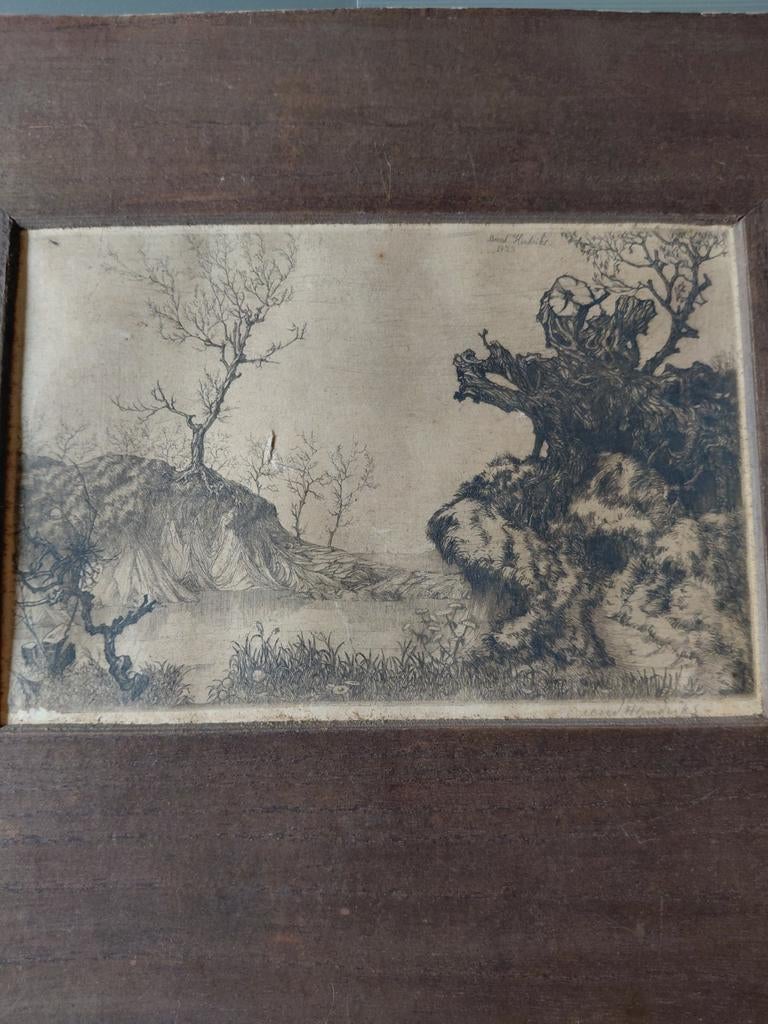 Ets van Arend Hendriks uit 1937, Ophalen of Verzenden