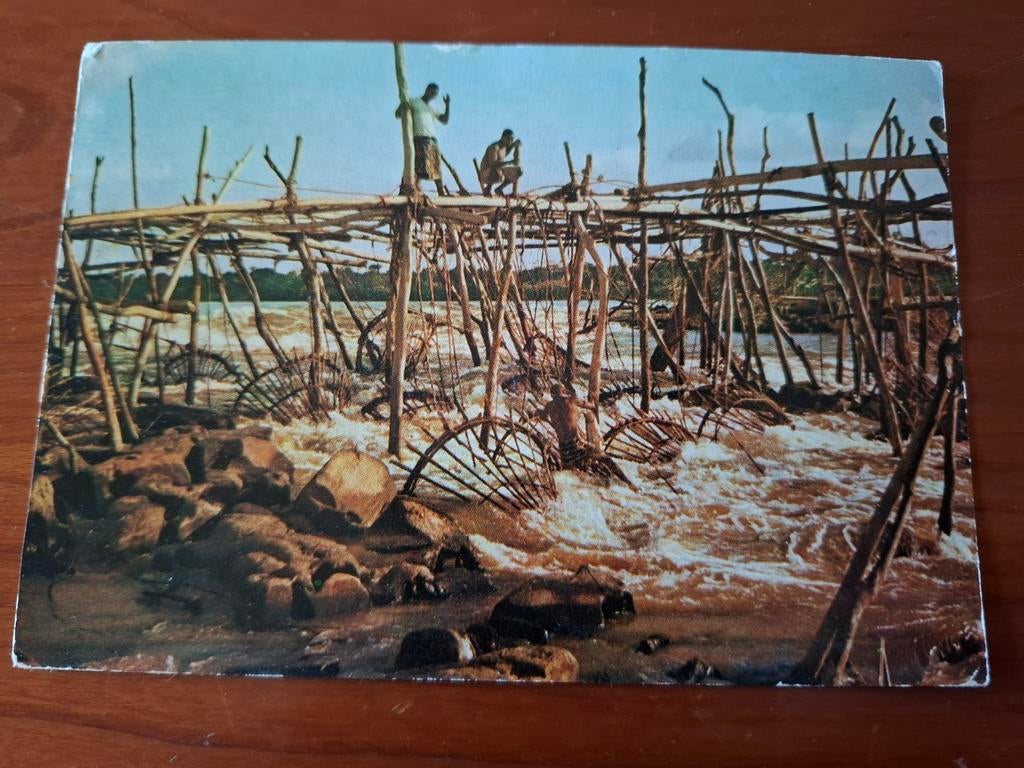 2 Oude Ansichtkaarten: Belgisch Congo & Nieuw-Caledonië, Verzamelen, Ansichtkaarten | Buitenland, Ophalen of Verzenden, 1940 tot 1960