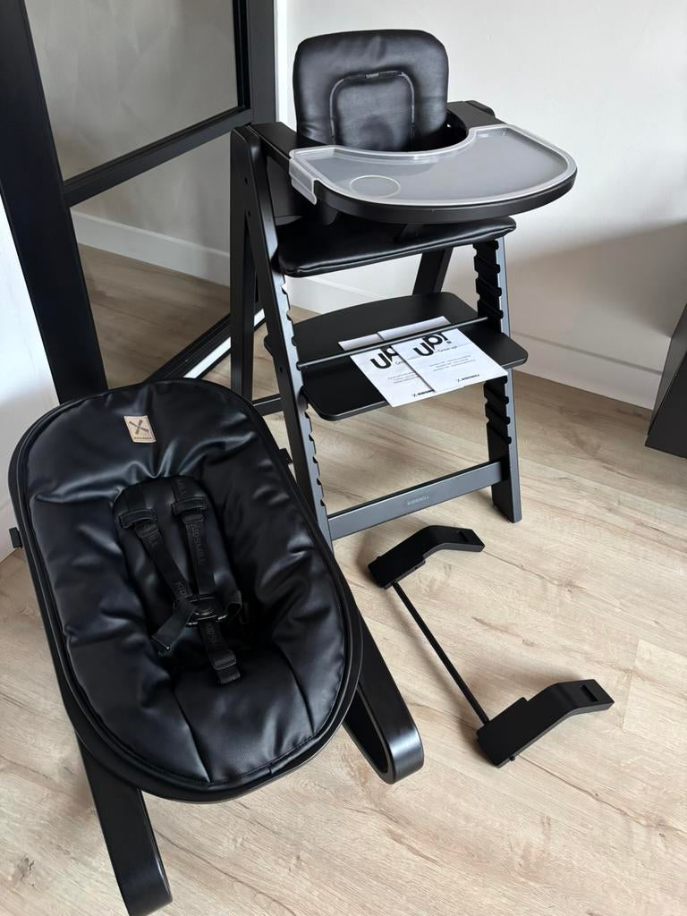 Complete Kidsmill kinderstoel met baby, newborn en wipstoel, Ophalen, Gebruikt, Meegroeistoel