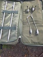 SOLAR P1 RVS Banksticks en Buzz Bars Set in Foudraal, Watersport en Boten, Hengelsport | Karpervissen, Ophalen of Verzenden, Nieuw