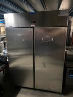 Dubbeldeurs rvs vrieskast vriezer, Witgoed en Apparatuur, Vriezers en Diepvrieskisten, Ophalen, 60 tot 90 cm, 160 cm of meer