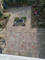 Gratis trottoirtegels en grindtegels, Ophalen, Gebruikt, Beton, Terrastegels