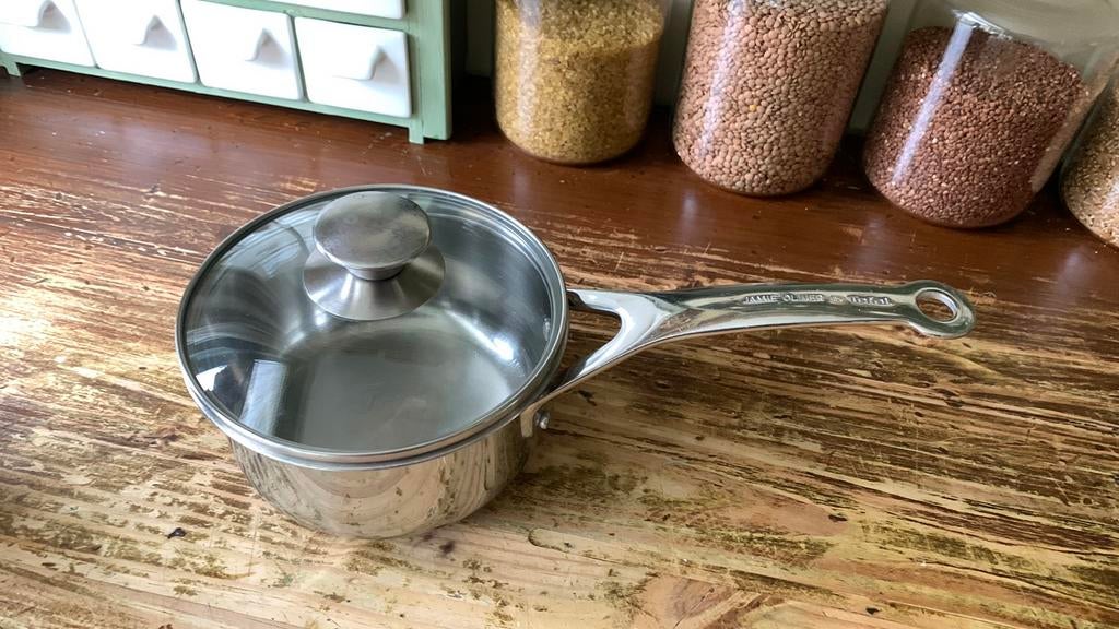 Steelpan JAMIE OLIVER, Huis en Inrichting, Keuken | Potten en Pannen, Ophalen, Gebruikt, Rvs