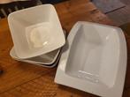 4 Witte Schalen Zonder Schade, Huis en Inrichting, Ophalen