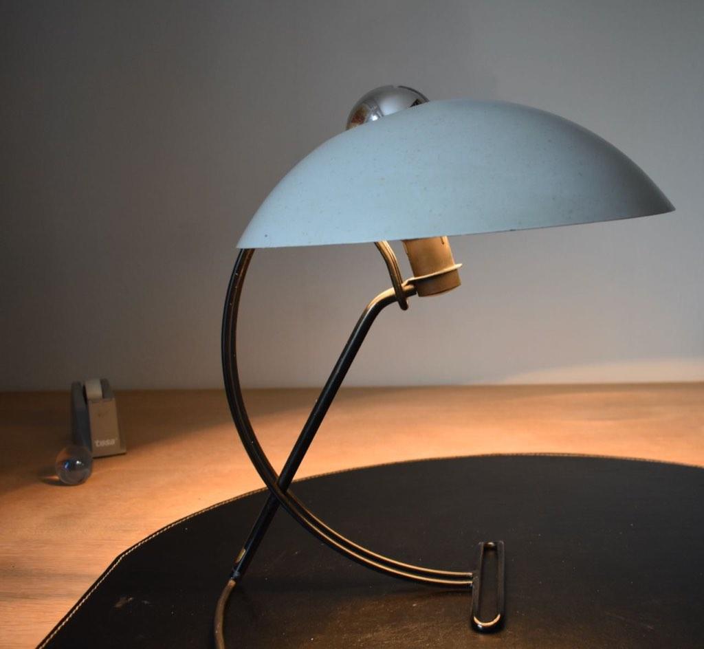 Louis Kalff NB100 lamp voor Philips, Ophalen, Gebruikt, Mid century Dutch design, Metaal