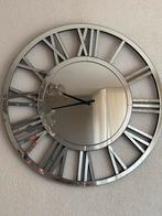 Moderne spiegel wandklok - 80cm - Blikvanger!, Huis en Inrichting, Woonaccessoires | Klokken, Ophalen of Verzenden, Gebruikt, Analoog