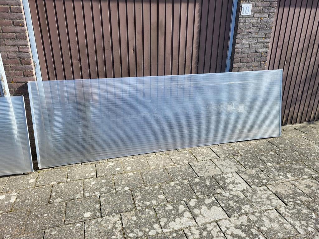 Overkapping polycarbonaat platen, Ophalen, Gebruikt, Veranda