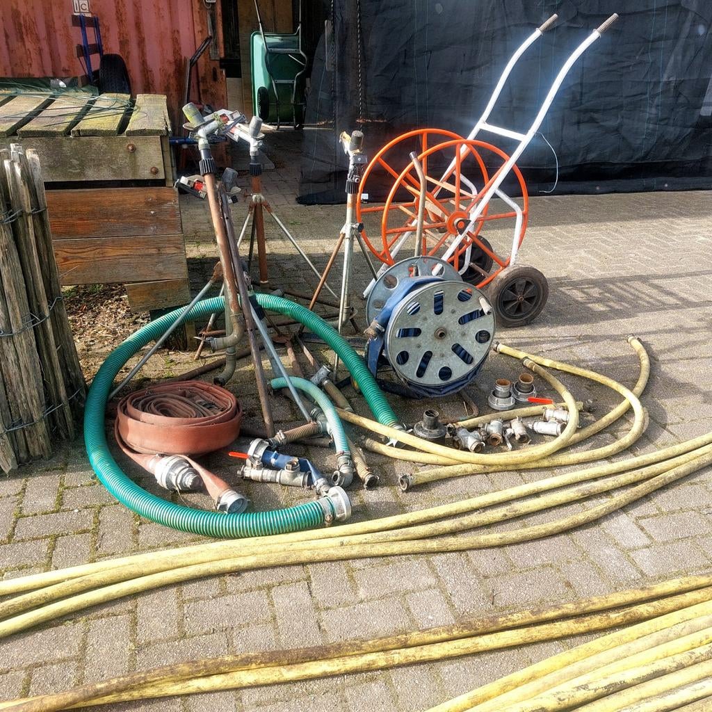 Waterslang in goede staat, Ophalen of Verzenden, Gebruikt, Tuinslangkoppeling