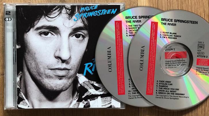 BRUCE SPRINGSTEEN - The river ( 2CD ), Cd's en Dvd's, Cd's | Rock, Zo goed als nieuw, Poprock, Ophalen of Verzenden