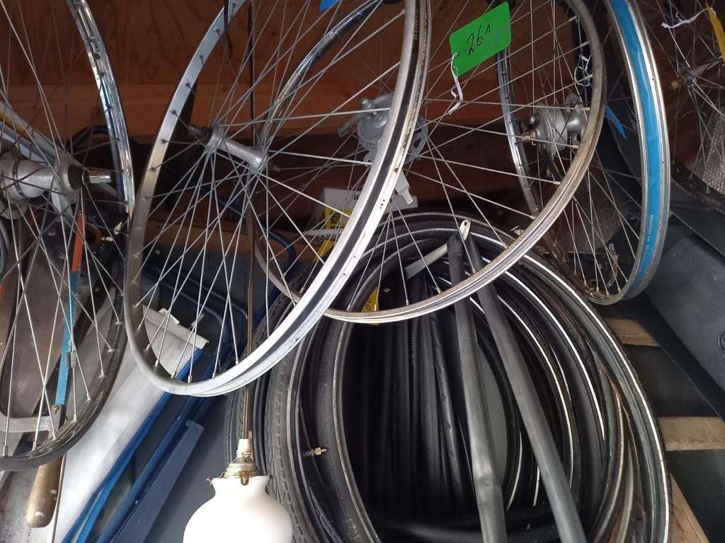 Fietswielen, Ophalen