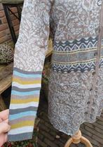 Oleana Noors Wollen Zijde Lang Vest M 38 folklore, Ophalen of Verzenden, Zo goed als nieuw, Maat 38/40 (M), Beige