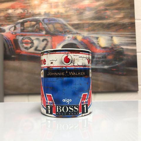 ✅ Jenson Button Helmet Honda F1 mok Vintage olie Autosport, Ophalen of Verzenden, Nieuw, Formule 1