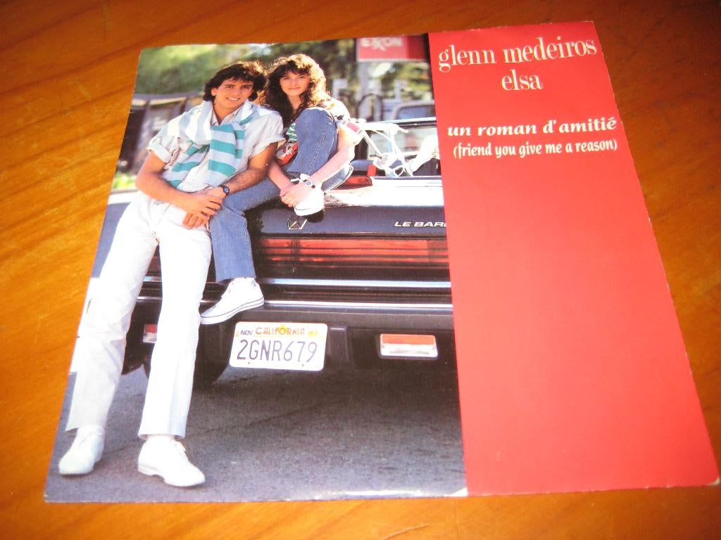 Glenn Medeiros + Elsa: Un roman d`amité, Ophalen of Verzenden, Zo goed als nieuw, Pop, Single